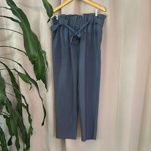 Grace Karin Blue Ankle Cropped Pants